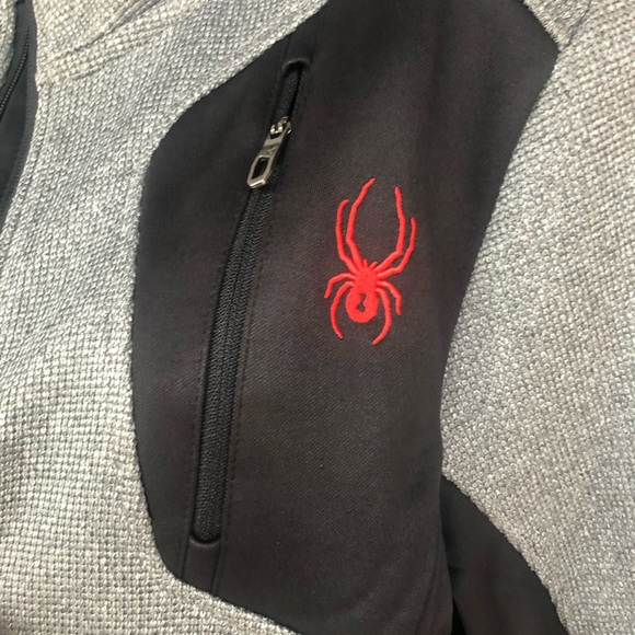 SPYDER NWT “Raider" grey full zip  jacket Mens M - Picture 4 of 10